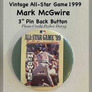 Vintage 1999 Mark McGwire All-Star Game '99 Collector Pin